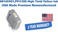 0814C001,PFI1300 High Yield Yellow Premium USA Made Remanufactured ink