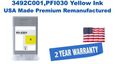 3492C001,PFI030 Yellow Premium USA Made Remanufactured ink