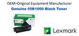 55B1000 Genuine Black Lexmark Toner