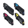 DELL C2660dn, C2665dnf New Generic Brand 4 Color Set (K,C,M,Y) Toner Cartridge