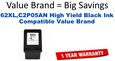62XL,C2P05AN High Yield Black Compatible Value Brand ink