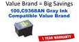 100,C9368AN Gray Compatible Value Brand ink