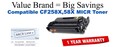 CF258X-58X MICR Compatible Value Brand toner