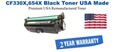 CF330X,654X High Yield Black Premium USA Remanufactured Brand Toner