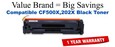 CF500X,202X High Yield Black Compatible Value Brand toner