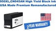 950XL,CN045AN High Yield Black Premium USA Made Remanufactured ink