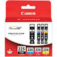 Genuine Canon 4530B008 4 Color Ink Set PGI-225 CLI226