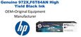 972X,F6T84AN Genuine HP High Yield Black Ink