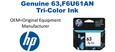 63,F6U61AN Genuine Tri-Color HP Ink