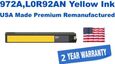 972A,L0R92AN Yellow Premium USA Made Remanufactured ink