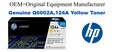 Q6002A,124A Genuine Yellow HP Toner
