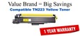 TN223Y Yellow Compatible Value Brand toner