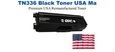 TN336BK Black Premium USA Remanufactured Brand Toner