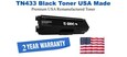 TN433BK Black Premium USA Remanufactured Brand Toner