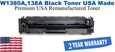W1380A, 138A Black Premium USA Remanufactured Brand Toner
