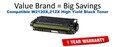 W2120X,212X High Yield Black Compatible Value Brand Toner